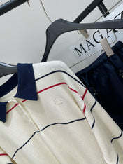 CELINE LONG-SLEEVE POLO SWEATER 275968
