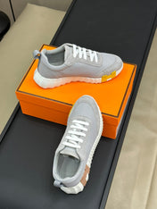 BOUNCING SNEAKERS LIGHT GRAY CALFSKIN