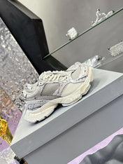 STAPLER SNEAKER IN BEIGE AND GREY POLYURETHANE AND POLYESTER