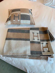 BLANKET 170 CM IN COLORFUL WOOL AND CASHMERE 118342