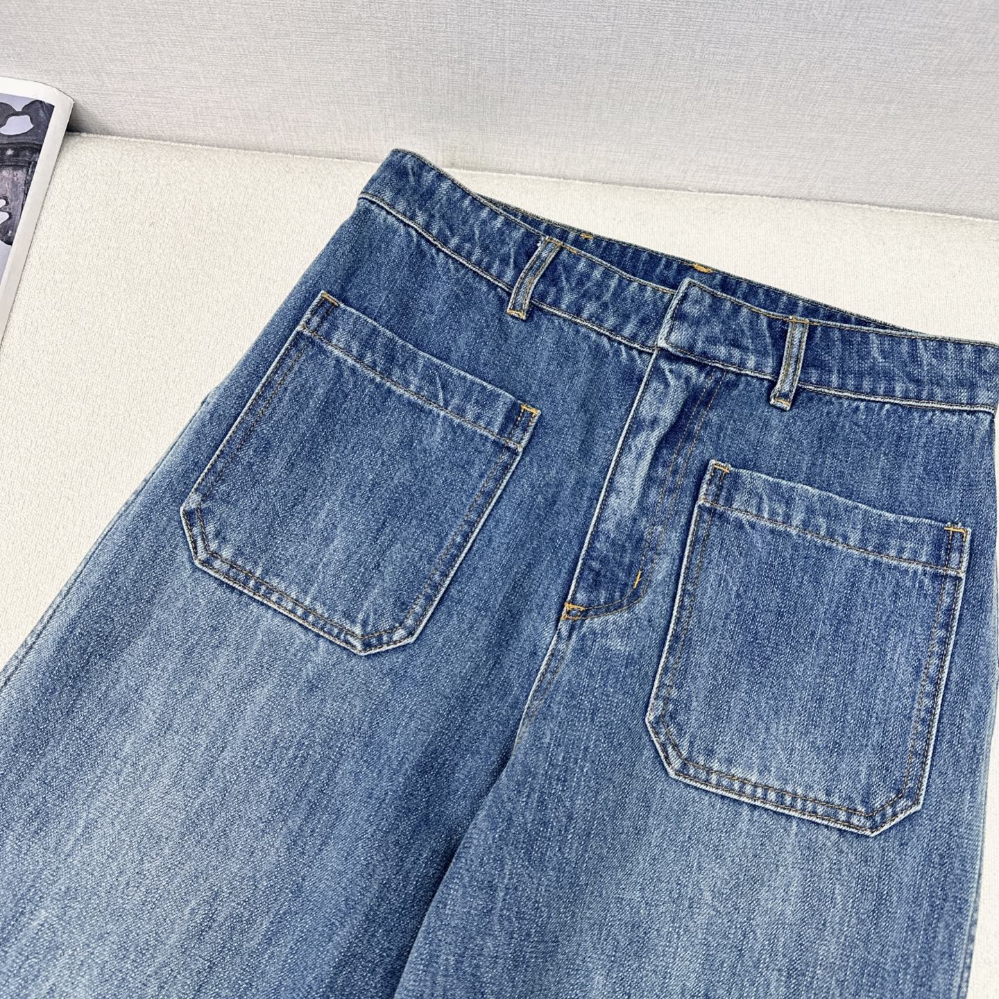 DIOR 25S WIDE-LEG JEANS 496