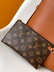 LV 25S LOW KEY HOBO BAG 28 CM IN BURNT ORANGE CALFSKIN