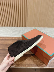 LP OPEN WALK LOAFERS CHARCOAL SUEDE