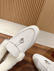 LP SUMMER CHARMS WALK LOAFERS LIGHT GRAY FLEECE