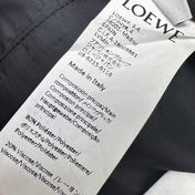 LOEWE BLACK RUCHED-WAIST SKIRT