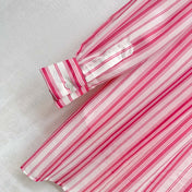 DIOR 25S STAND COLLAR STRIPED SHIRT 264617
