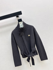 MAX MARA 25S STAND COLLAR CARDIGAN COAT 036