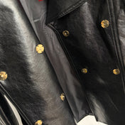 GUCCI 26S LONG-SLEEVE LEATHER JACKET 382