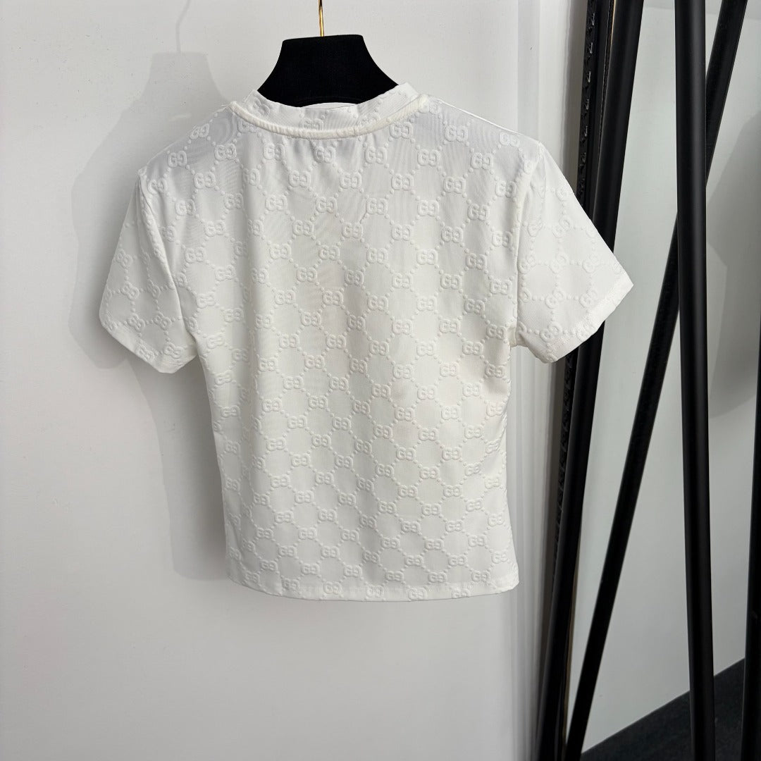 GUCCI 26S SHORT-SLEEVE T-SHIRT AND LEGGINGS SET 372