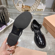 Sandal Black Cowhide With T-string