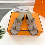 HELIA 60 SANDAL LIGHT BROWN SUEDE